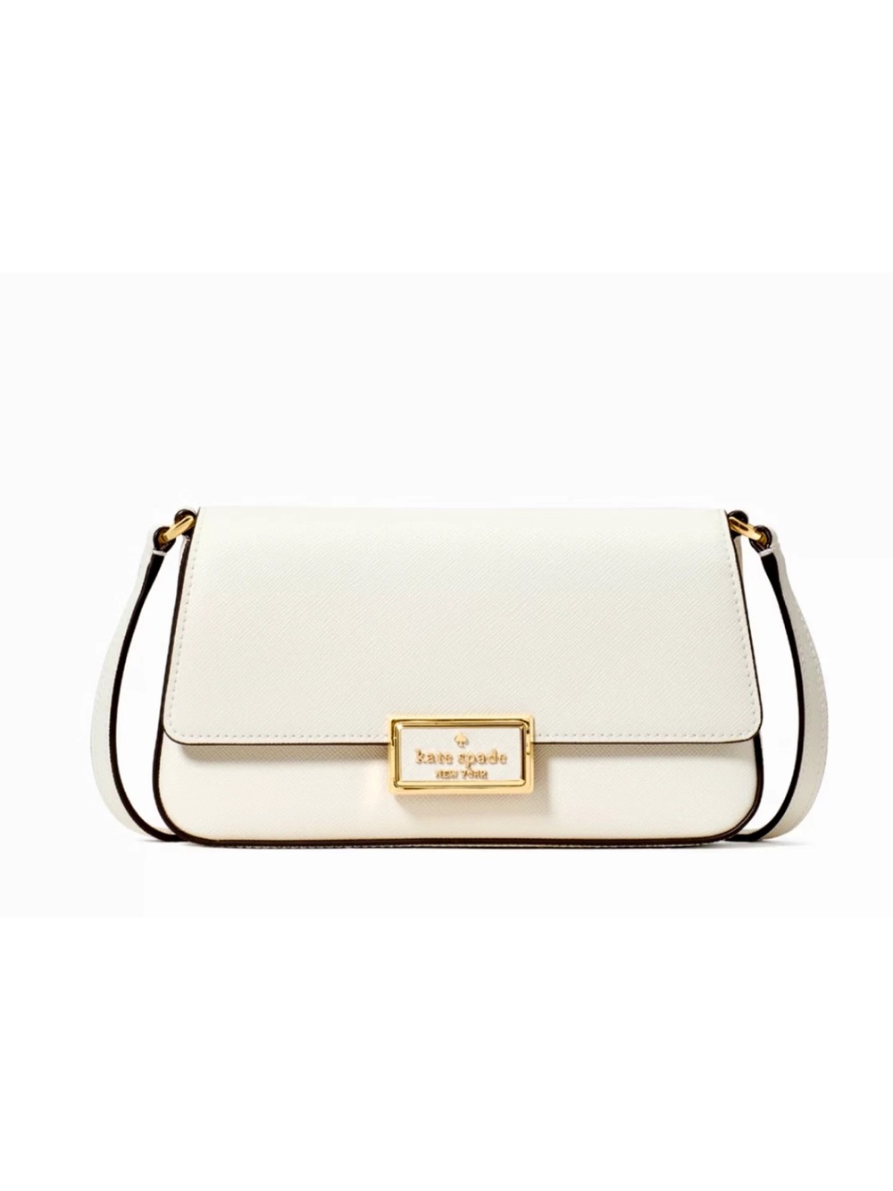 New Kate Spade New York Reegan Mini Flap Crossbody Meringue